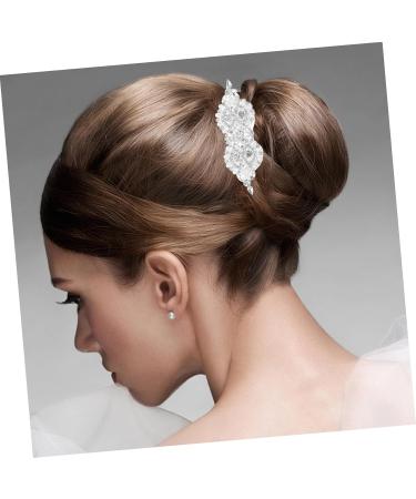 GLSTOY Pearl Comb Girl Headpiece Flower Hair Accessories Rhinestone Hair Comb Hair Accessories for Women Bride Hairpin Decorative Hair Combs Rhinestone Side Comb Bridal Hair Comb - Buy Online on GoSupps.com