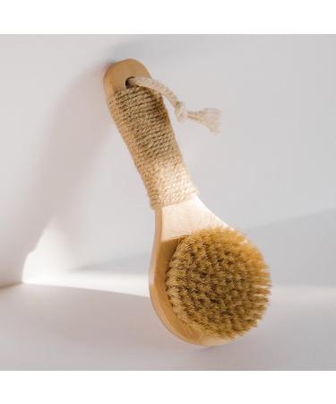 Esker All Natural Bristle Dry Brush - Vegan & Cruelty-Free | Clean Beauty - Buy Online on GoSupps.com