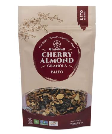 Cherry Almond Granola - Keto Paleo Gluten Free Vegan - 10 Oz | Healthy & Delicious Snack - Buy Online on GoSupps.com