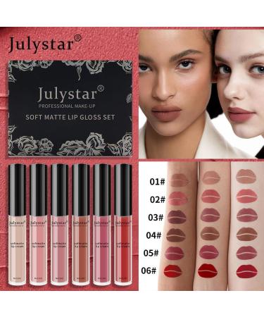  G n rique Interookie Velvet Water Mist Six Lips Glaze Suit Matte Color Fast Liquid Lipstick - Buy Online on GoSupps.com