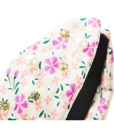 amangul Knotted Headband for Women Rhinestones Hairhoop HighSkull Wide Headband Turban Hairband Girl Face Washing Hairhoop(Purple) - Buy Online on GoSupps.com