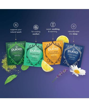  Pukka Pukka Tea - Herbal Collection Herbal Tea Assortment - 2 x 34g net boxes - Buy Online on GoSupps.com