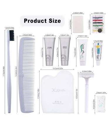 Travel Hygiene Kit - 25 Bulk Sets Individually Packed Convenience Kits for Hotels Home Camping & Travel - Buy Online on GoSupps.com