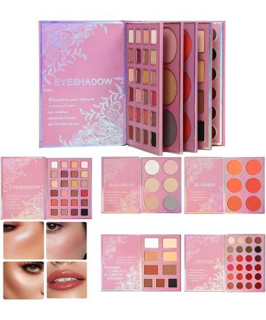 Palette de Maquillage Livre - Rouge L vres Poudre Imperm able Et Fondant | Palette Visage Highlighter Et Blush | Pour Femmes Et Filles Voyage Bureau Soir e Mariage Shopping Vacances - Buy Online on GoSupps.com