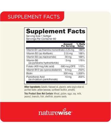 NatureWise Vitamin D3 5000IU (125mg) 360 Count + B Complex Vitamins with Folic Acid 60 Count - Bundle for Immune Energy Heart Health Support - Gluten Free Non-GMO Halal Gelatin - Buy Online on GoSupps.com