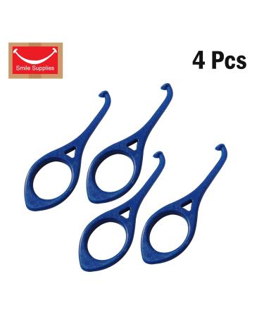 SmileSupplies Aligner Remover Tool - Sparkle Blue Invisible Brace Remover (Pack of 4) | International Shipping Available - Buy Online on GoSupps.com