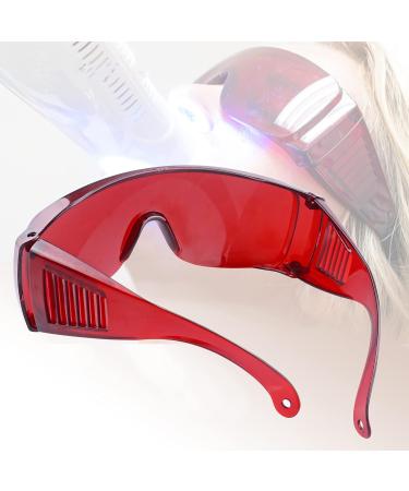 Junco Red Goggle Glasses Lab Safety Dental Protective Eye Curing Light Whitening One Size - Buy Online on GoSupps.com