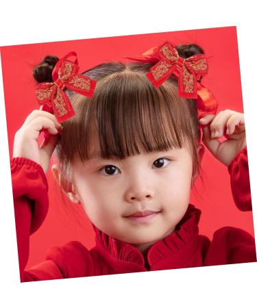 minkissy 3 Pairs Bow Hairpin Clip for Hair Asian Hair Pins Hanfu Hair Clip Traditional Chinese Hair Clips Hair Bow for Girl Christmas Bow Cute Hair Clip Baby Girl Flash Pair Clip Fabric - Buy Online on GoSupps.com