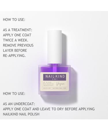 NAILKIND Nail Growth 5 in 1 360 Therapy - Nail Treatment - Nail Hardener - Nail Strengthener - Nail Repair - Peta Certified Cruelty Free - Quick Dry Long Lasting - 8ml 5 in 1 360 Nail Therapy - Buy Online on GoSupps.com