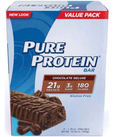 Pure Protein Chocolate Deluxe High Protein Bar 48 Count Package