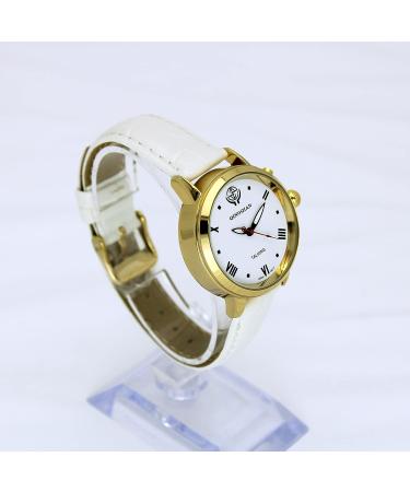 QINGQIAN Talking Watch for Elderly and Visually Impaired - Female Style (White Belt) - Buy Online on GoSupps.com