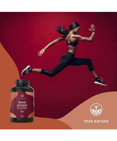 Reishi Mushroom Extract 270 Capsules | 40% Polysaccharides | High-Dose 1950mg | Vegan & Lab Tested | True Nature  - Buy Online on GoSupps.com