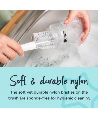 Tommee Tippee Closer to Nature 2-in-1 Baby Bottle Brush - Assorted - Buy Online on GoSupps.com