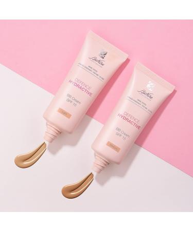 Bionike Defense Hydractive BB Cream Light - Moisturizing & Protective for Sensitive Skin | Natural Shine & Smooth Finish - Buy Online on GoSupps.com