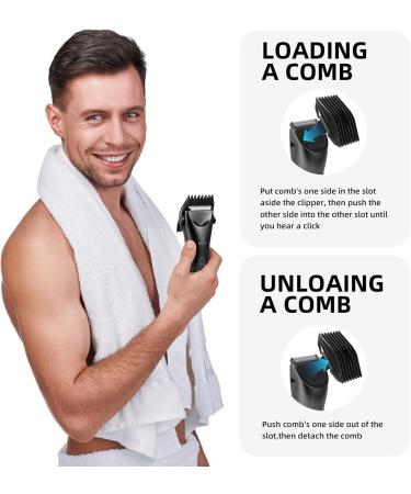 ENSSU Manscape Ball Trimmer - Waterproof Men's Body Groomer for Pubic Beard & Back - Electric Hair Trimmer Kit - Buy Online on GoSupps.com
