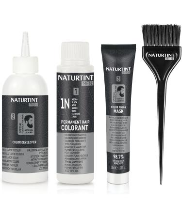 Naturtint Men Permanent Hair Colour Gel 7N Hazelnut Blonde for Hair Beard and Moustache. Ammonia Free up to 100% Grey Coverage Natural Looking Long Lasting Results - Buy Online on GoSupps.com