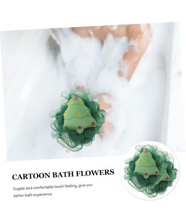 2pcs Bath Ball Set - Mesh Shower Scrubber & Exfoliating Sponge for Body Care | Nightmare Bathroom Supplies | Perfect for Gift & Xmas - Buy Online on GoSupps.com