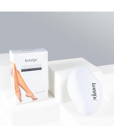 Tweepi Crystal Hair Eraser Stone | Fast Effective Magic Crystal Hair Remover for Women & Men - Buy Online on GoSupps.com