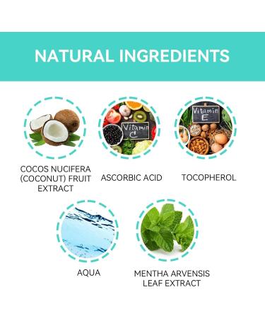  Generisch Natural Skin Lightening Coconut Oil - 100ml - Coconut and Peppermint Mouth Oil - With Tongue Scraper - Buy Online on GoSupps.com