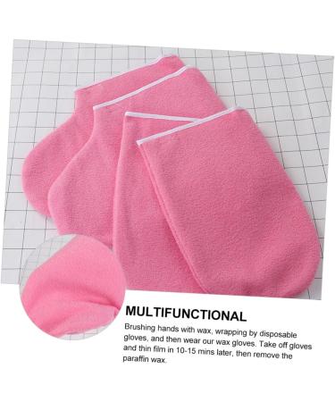 POPETPOP 8 Sets Leather Horn Boots Skin Care Tools Spa Mittens Foot Liners Paraffin Wax Foot Wraps Pedicure Tools for Feet Heated Glives Polyester Lining Work - Buy Online on GoSupps.com