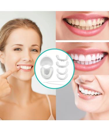 Wrong Teeth Tooth Whitening Set - 2 Pairs Cosmetic Veneers for Instant Smile Makeover | Fake Teeth for Men & Women - Buy Online on GoSupps.com