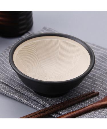VERDDE Bowls 1PC Ceramic Grinding Bowl Kitchen Restaurant Tableware Food Bowl for Home Restaurant Hotel (Color : Brown) - Buy Online on GoSupps.com