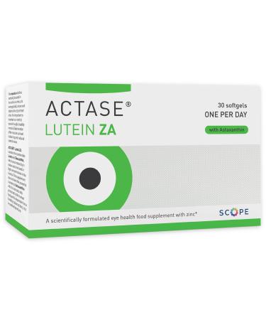 Actase Lutein ZA - Scientifically Formulated Lutein and Zeaxanthin Eye Care Supplement with Added Vitamins to Maintain Healthy Vision - 30 Softgels 1