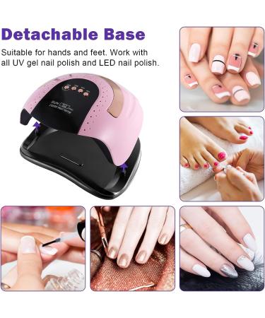 268W UV LED Nail Dryer for Gel Polish | 57 Dual Light Beads, 4 Timer Settings, Auto Sensor - Buy Online on GoSupps.com