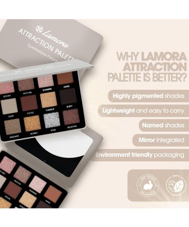 Smoky Eyes Nude Eyeshadow Palette - 12 Highly Pigmented Cool Toned Shades - Travel Size for Professional Everyday Looks - Buy Online on GoSupps.com