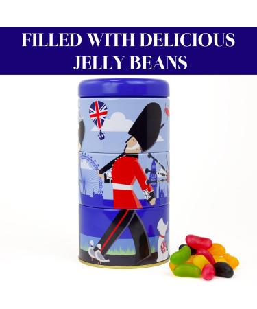 London Scene Souvenir Jelly Bean Sweets Tin - Individually Wrapped English Retro Sweets Gift Box - British Father's Day Gift - Buy Online on GoSupps.com