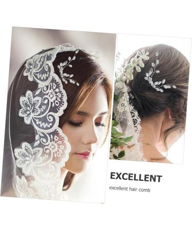 DOITOOL Hair Comb Small Side Comb Tiara Bride Hair Zinc Alloy Little Plum Blossom Hair Side Comb - Buy Online on GoSupps.com