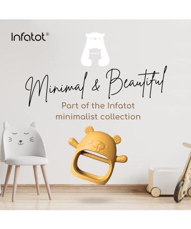 Infatot Silicone Chipmunk Teething Mitten for Babies - CM Mango | Baby Teether Glove to Prevent Finger Sucking - Buy Online on GoSupps.com