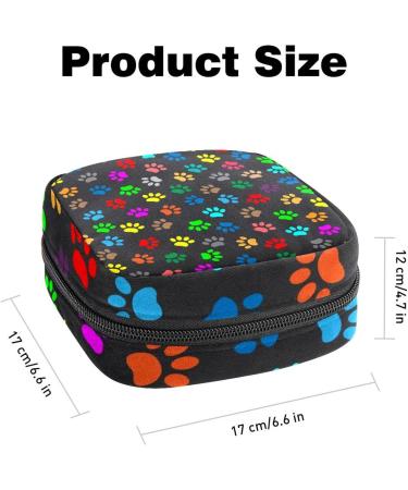 Colorful Animal Napkin Storage Bag for Dogs & Cats - Portable Menstrual Cup & Breastfeeding Pillow Holder - Perfect for Women Teens & Girls - Buy Online on GoSupps.com