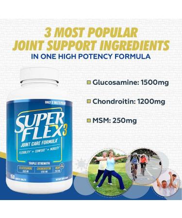 Newton Everett Superflex 2X - 150 Tablets for Joint Health | Superflex3 International Shipping - Buy Online on GoSupps.com
