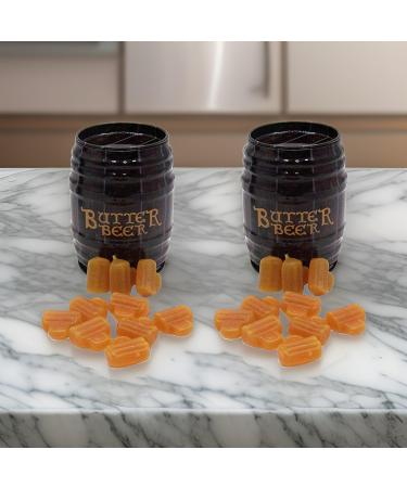 Jelly Belly Harry Potter Butterbeer Barrel Tin Butterscotch Chewy Candy 42g - Christmas & Holidays Candy - Vegan Candy Dairy Free Snacks Kosher Candy Gluten Free Bulk Candy Stocking Stuffers for Teens - Buy Online on GoSupps.com