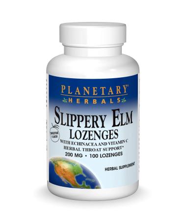 Planetary Herbals Slippery Elm Lozenges 100 Count
