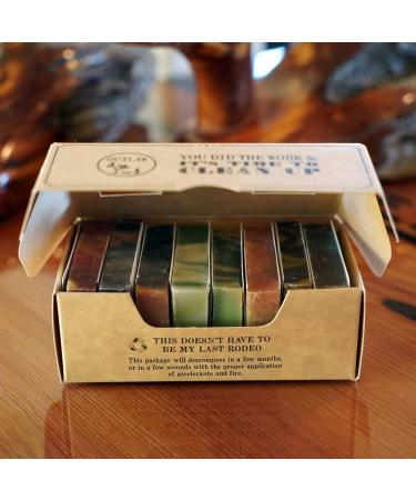 Handcrafted Soap Sample Set - 8 Unique Natural Soaps for Men and Women by Outlaw - Buy Online on GoSupps.com