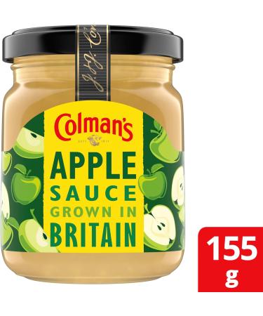 Colman's Bramley Apple Sauce Jar 155g - Delicious Apple Sauce for Cooking and Desserts - Buy Online on GoSupps.com