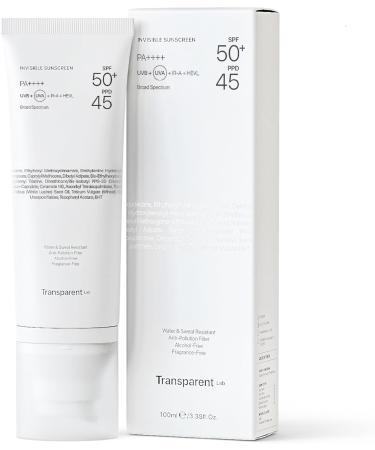 Transparent Lab Invisible Sunscreen SPF50+ - Protection solaire sup rieure la texture invisible - Buy Online on GoSupps.com