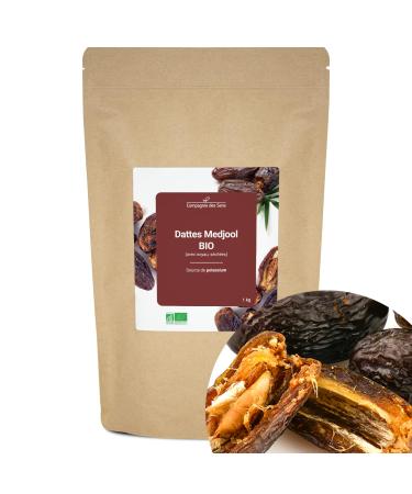 Organic Medjool dates (with core, dried) - source of potassium - 1 kg