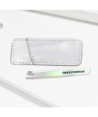 Tweezerman Winter Frost Mini Slant Tweezer with Case - Precision Hair Removal Tool - Buy Online on GoSupps.com