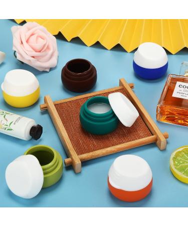 Nuogo 6 Pcs Silicone Travel Containers for Toiletries - Leak Proof Refillable Bottles & Jars - Portable Cosmetic Makeup Accessories (Fresh Colors) - Buy Online on GoSupps.com