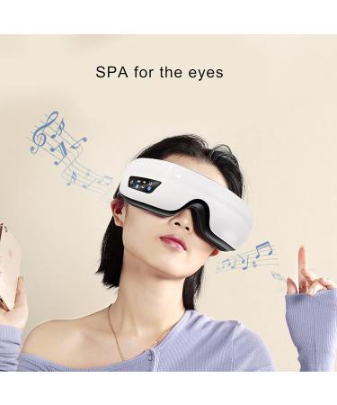 USB Electric Eye Massage Device Warmth & Bluetooth Music for Relaxation Dry Eyes Relief Dark Circles & Better Sleep - Buy Online on GoSupps.com