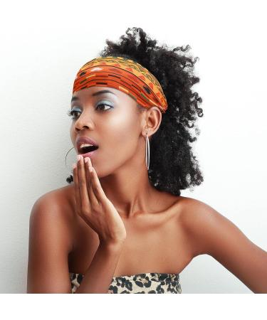 Cindeer 24 Pcs Boho African Headbands for Women Girls - Leopard Printed Wide Head Wraps for Workout and Yoga - Hair Accessories - Buy Online on GoSupps.com