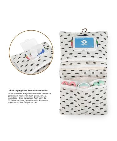 AVH Enterprise 2-in-1 Diaper Bag for Boys & Girls - Compact Organizer with Ample Space (Whale Design) - Perfect for On-the-Go Parents - Buy Online on GoSupps.com