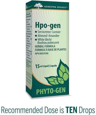 Genestra Brands - Hpo-gen - Servicetree Almond and White Birch Herbal Supplement - 15 ml Liquid - Buy Online on GoSupps.com