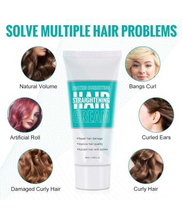 Trendyfave Hair Straightening Cream Keratin Hair Treatment Silk & Gloss Collagen Hair Smoothing Cream Protein Hair Treatments for Fast Nourishing & Smoothing Curly Hair Hair Cream for Women - Buy Online on GoSupps.com
