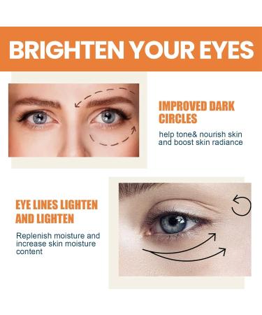Vitamin C Eye Cream Stick Under Eye Cream for Dark Circles and Puffy Eyes Glow Eye Stick Eye Bags Remover Eye Cream Anti Aging Eye Cream Dark Circles Hydrating Eye Cream Cooling & Hydrating Skincare - Buy Online on GoSupps.com