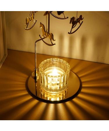 Fionel Creative Rotary Metal Candlestick - Aroma Therapy Candle Holder for Festive Atmosphere & Romantic Candlelight Dinners - Buy Online on GoSupps.com