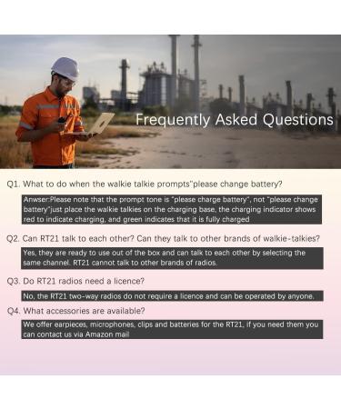 Retevis RT21 Walkie Talkies Case of 4 | Rechargeable 2-Way Radios for Adults | Long Range, 16 Channels, VOX | Emergency Communication for Families & Small Businesses - Buy Online on GoSupps.com